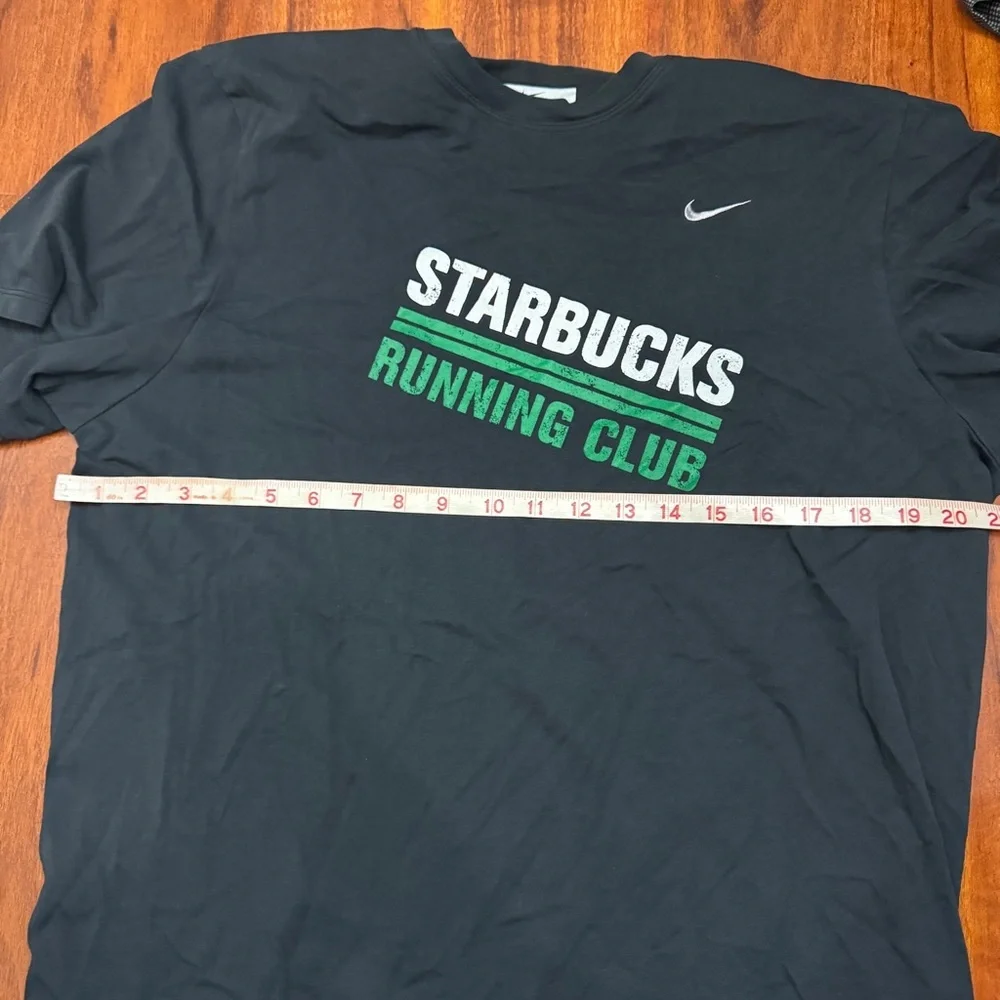 Nike Starbucks Running Club Vintage Shirt Size Large - Picture 6 of 7